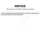 TOR Front Suspension Upper Control Arm And Ball Joint Assembly Steering Tie Rod End Stabilizer Bar Link Kit (8Pc) For Mercedes-Benz E63 AMG CLS63 AWD - Left Right Side (Driver Passenger) KTR-105988