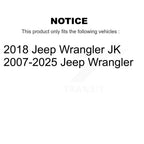 TOR Rear Upper Suspension Control Arm Pair For Jeep Wrangler JK KTR-105992