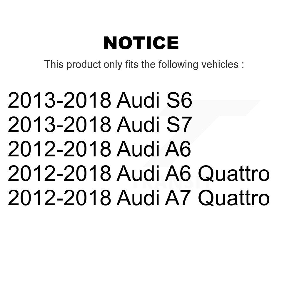 Buyers Guide for KTR-106017. Fits: Audi A6 Quattro A7 S6 S7