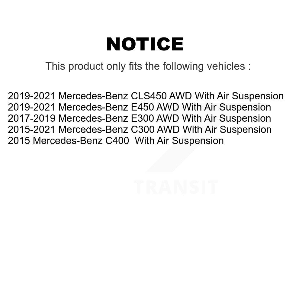 Buyers Guide for KTR-106021. Fits: Mercedes-Benz C300 E450 E300 C400 CLS450