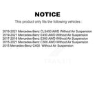 TOR Front Lower Rearward Suspension Control Arm And Ball Joint Assembly Steering Tie Rod End Stabilizer Link Kit (8Pc) For Mercedes-Benz C300 E450 E300 C400 CLS450 Without Air - KTR-106022
