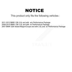 TEC Front Rear Ceramic Disc Brake Pads And Wear Sensor Kit For BMW 328xi 328i KTW-100344