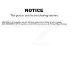 TEC Front Rear Ceramic Disc Brake Pads And Wear Sensors Kit For BMW X5 Without M Sport Package KTW-102186