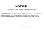 TEC Front Ceramic Disc Brake Pads And Wear Sensors Kit For BMW X5 KTW-102230