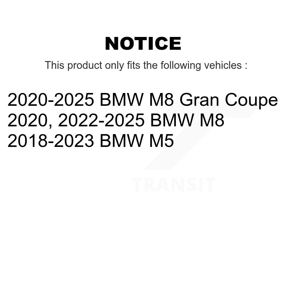 TEC Front Ceramic Disc Brake Pads And Wear Sensors Kit For BMW M5 M8 Gran Coupe KTW-102249