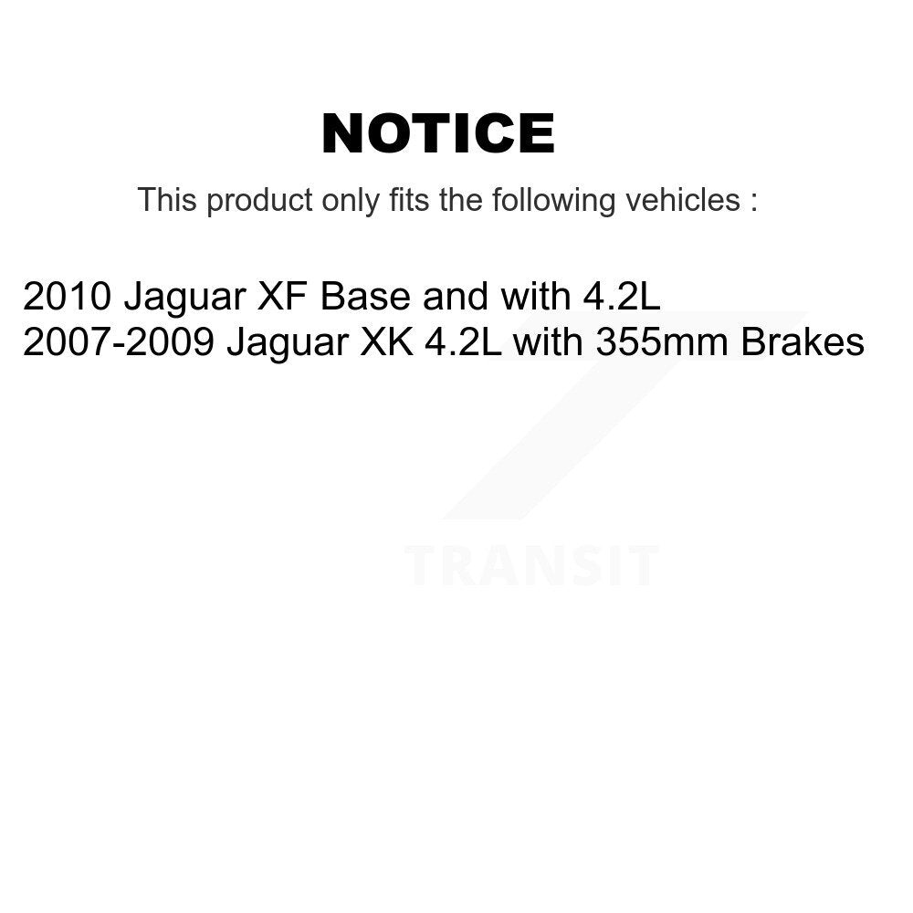 TEC Front Ceramic Disc Brake Pads And Wear Sensors Kit For Jaguar XK XF KTW-102252