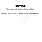 TEC Front Ceramic Disc Brake Pads And Wear Sensors Kit For 2022-2024 Audi RS e-tron GT without Composite KTW-102271