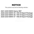 TEC Rear Ceramic Disc Brake Pads And Wear Sensors Kit For BMW X5 X6 X7 Alpina XB7 KTW-102276