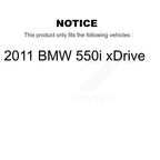 TEC Front Rear Ceramic Disc Brake Pads And Wear Sensors Kit (5Pc) For 2011 BMW 550i xDrive KTW-102332