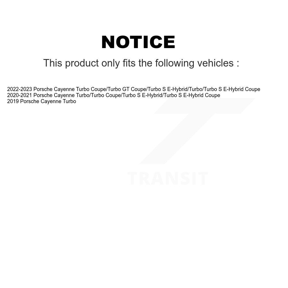 TEC Rear Ceramic Disc Brake Pads TEC-2148 For Porsche Cayenne