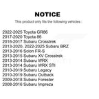 TOR Rear Lower Forward Lateral Arm Ball Joint Assembly TOR-CB8402 For Subaru Forester Outback Impreza Legacy XV Crosstrek BRZ Scion FR-S Toyota GR86 86 WRX STI