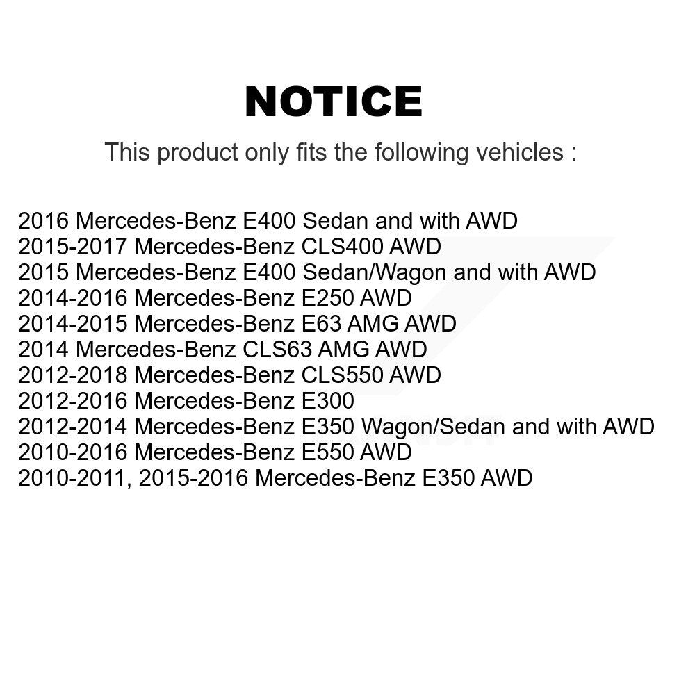 Buyers Guide for TOR-CK622445. Fits: Mercedes-Benz E350 E550 E400 E250 CLS550 E300 CLS400 E63 AMG CLS63