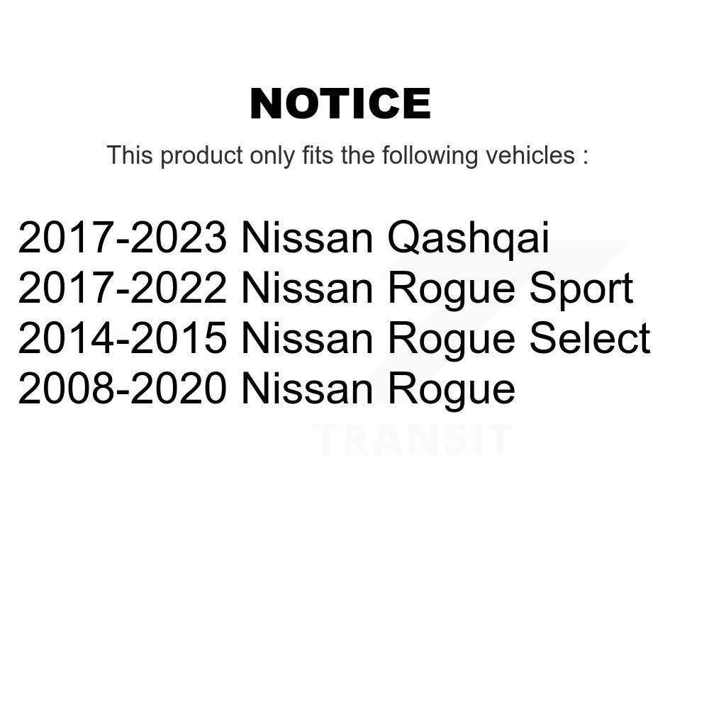Buyers Guide for TOR-CK642010. Fits: Nissan Rogue Sport Qashqai Select