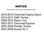 TOR Rear Left (Driver Side) Lower Rearward Suspension Control Arm TOR-CK643188 For Chevrolet Equinox GMC Terrain Pontiac Torrent Saturn Vue Suzuki XL-7 Captiva Sport