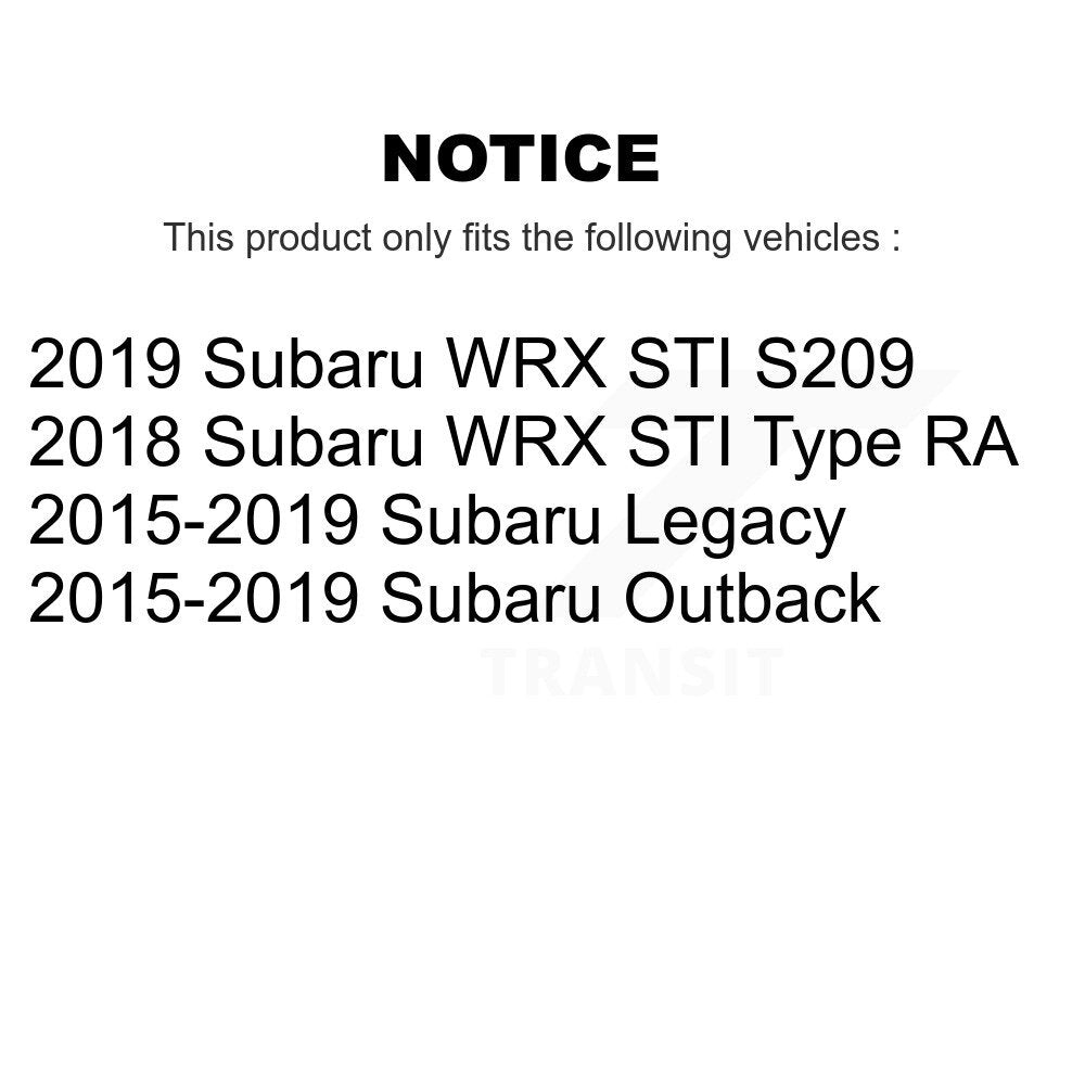 Buyers Guide for TOR-ES801218. Fits: Subaru Outback Legacy WRX STI