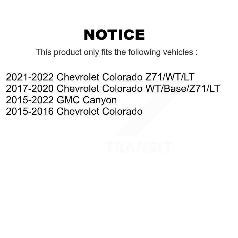 Buyers Guide for TOR-ES801261. Fits: Chevrolet Colorado GMC Canyon