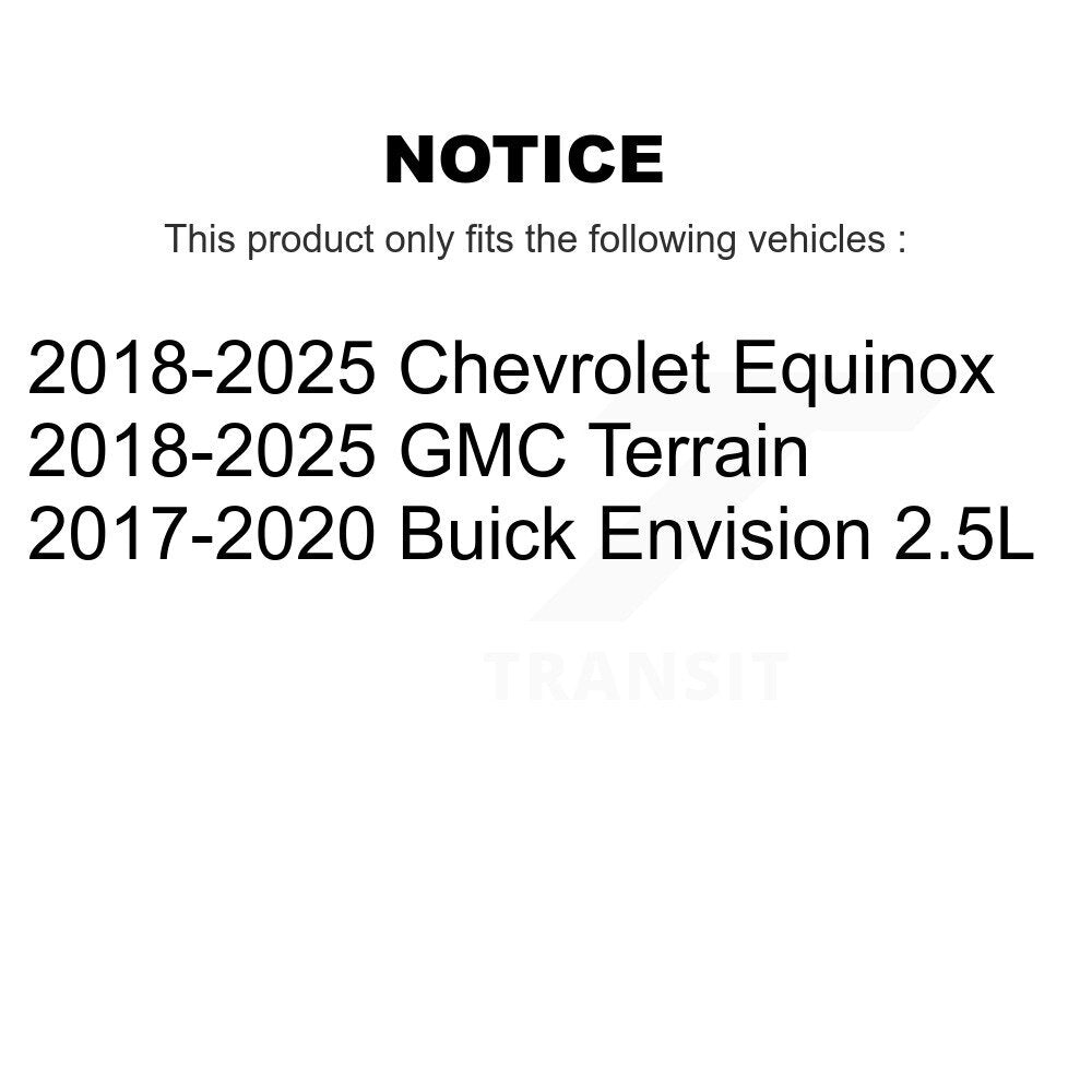 Buyers Guide for TOR-EV801523. Fits: Chevrolet Equinox GMC Terrain Buick Envision