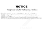 TOR Front Inner Steering Tie Rod End TOR-EV801696 For Ford F-150 Expedition Lincoln Navigator