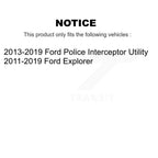 TOR Front Left (Driver Side) Lower Rearward Suspension Control Arm Bushing TOR-K200778 For Ford Explorer Police Interceptor Utility