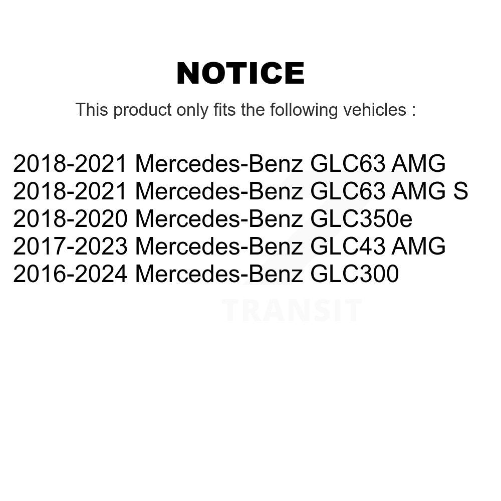 Buyers Guide for TOR-K750943. Fits: Mercedes-Benz GLC300 GLC43 AMG GLC63 S GLC350e