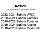 TOR Front Left (Driver Side) Suspension Stabilizer Bar Link Kit TOR-K750946 For Subaru Crosstrek Forester Outback Ascent WRX