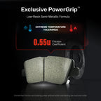 Positive Plus Rear Semi-Metallic Disc Brake Pads PPF-D2166 For Porsche Cayenne