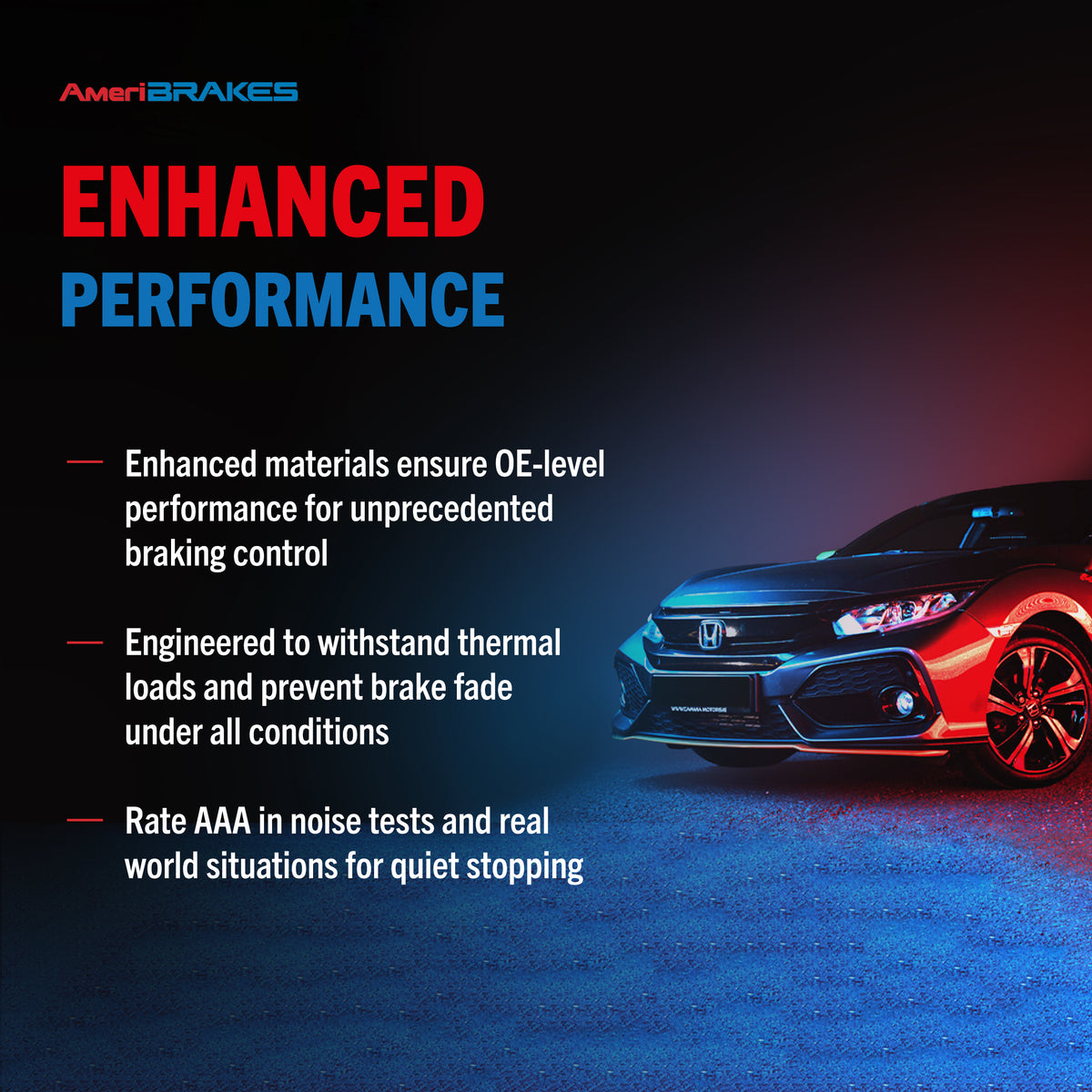 Transit Auto Front Rear Ceramic Pads And Coated Disc Brake Rotors Kit For 2018-2020 Genesis G80 3.3L KGA-107544