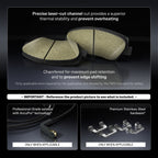 CMX Front Ceramic Disc Brake Pads CMX-D2060 For BMW X5 X6 530i xDrive i4 540i 530e 540d