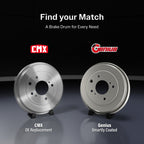 Transit Auto Rear Coated Brake Drum Shoes Kit For 2008 Nissan Versa 4-Wheel ABS KGN-100211