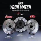 Transit Auto Front Rear Coated Drilled Slotted Disc Brake Rotors And Ceramic Pads Kit For Ford Bronco KDC-101199